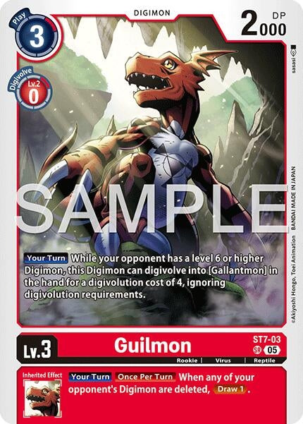 Image for Guilmon - ST7-03 (Reprint) [ST7-03 SR] - Digimon Card Game