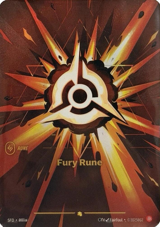 Image for Fury Rune (Alternate Art) [R01a] - Riftbound: League of Legends Trading Card Game