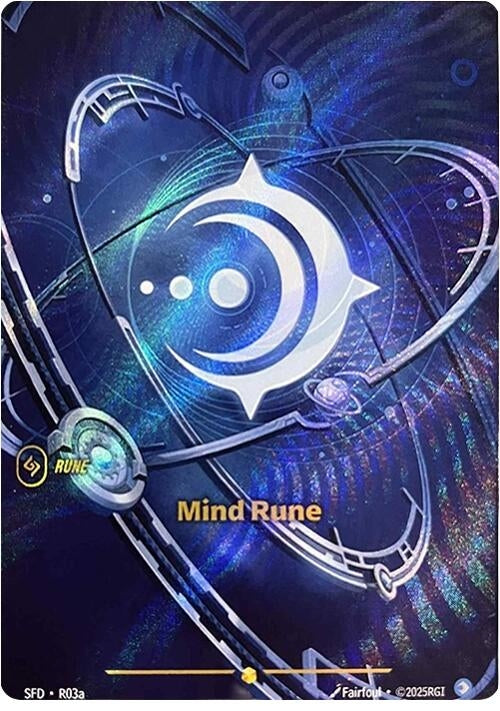 Image for Mind Rune (Alternate Art) [R03a] - Riftbound: League of Legends Trading Card Game