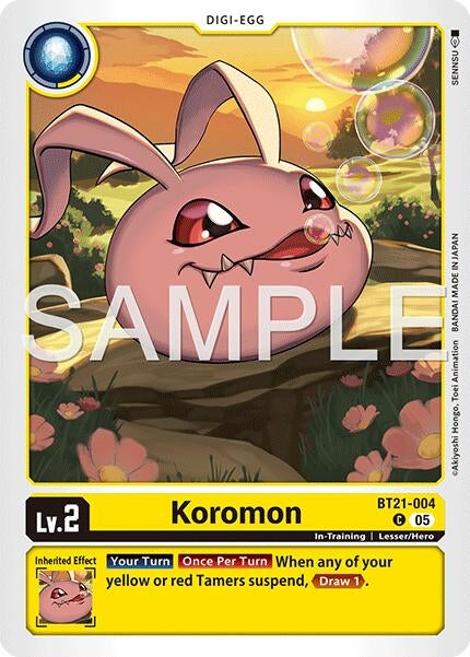 Image for Koromon - BT21-004 (Reprint) [BT21-004 C] - Digimon Card Game