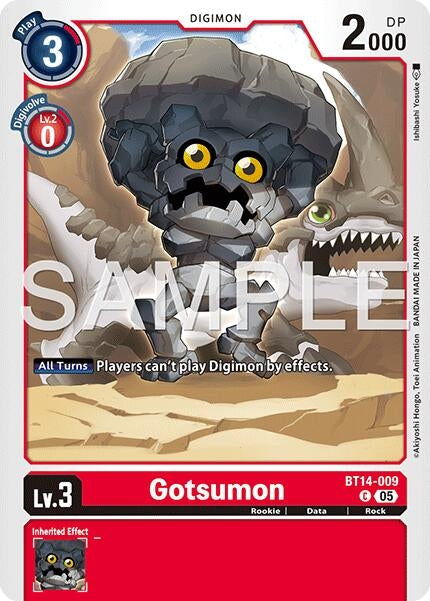 Image for Gotsumon (Reprint) [BT14-009 C] - Digimon Card Game