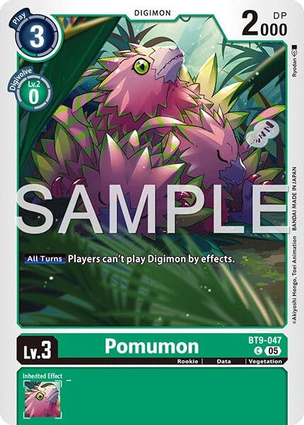 Image for Pomumon (Reprint) [BT9-047 C] - Digimon Card Game