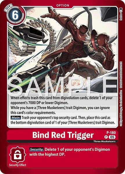 Image for Bind Red Trigger [P-180 P] - Digimon Card Game