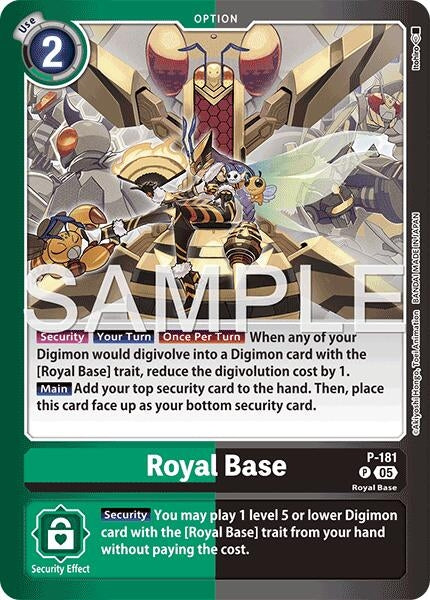Image for Royal Base [P-181 P] - Digimon Card Game