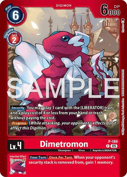 Image for Dimetromon - P-189 [P-189 P] - Digimon Card Game