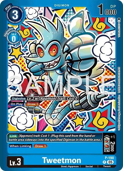 Image for Tweetmon [P-190 P] - Digimon Card Game