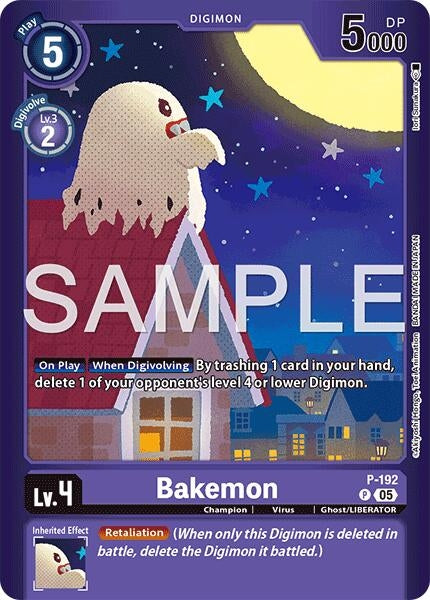 Image for Bakemon [P-192 P] - Digimon Card Game