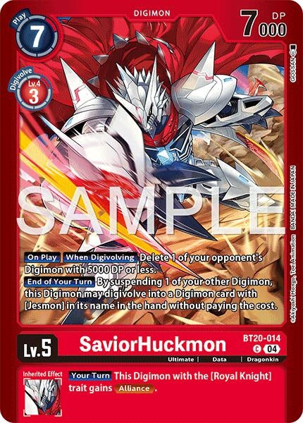Image for SaviorHuckmon [BT20-014 C] - Digimon Card Game