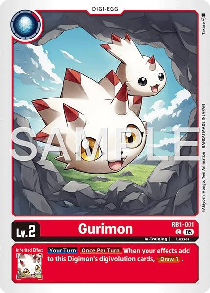 Image for Gurimon (Reprint) [RB1-001 C] - Digimon Card Game