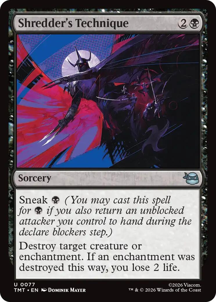 Image for Shredder's Technique [77] - Magic: The Gathering