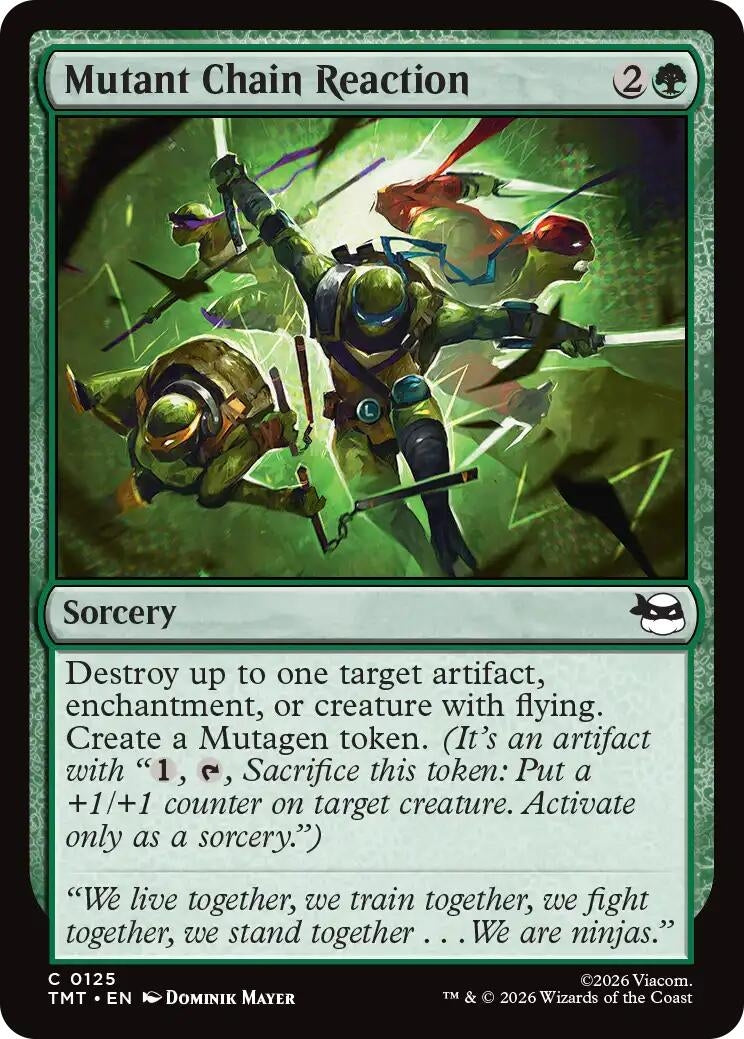 Image for Mutant Chain Reaction [125] - Magic: The Gathering