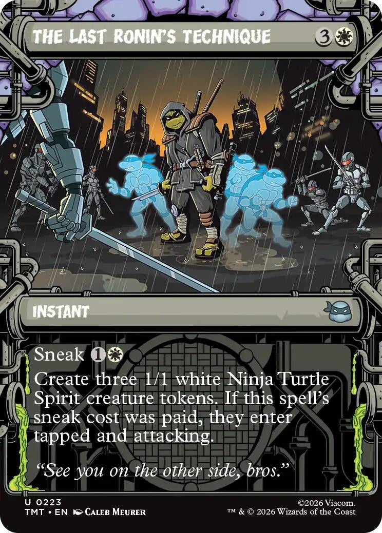 Image for The Last Ronin's Technique (Showcase) [223] - Magic: The Gathering