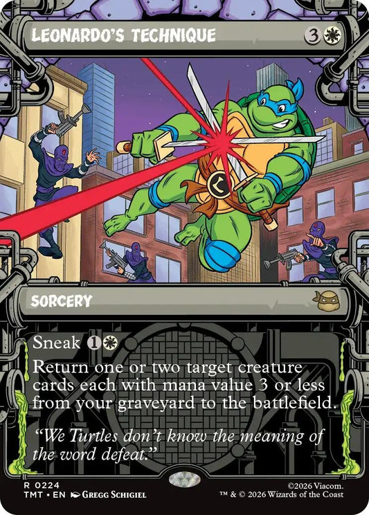 Image for Leonardo's Technique (Showcase) [224] - Magic: The Gathering