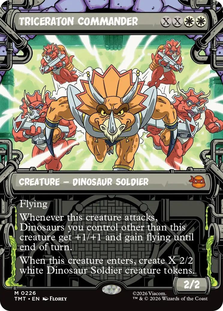 Image for Triceraton Commander (Showcase) [226] - Magic: The Gathering