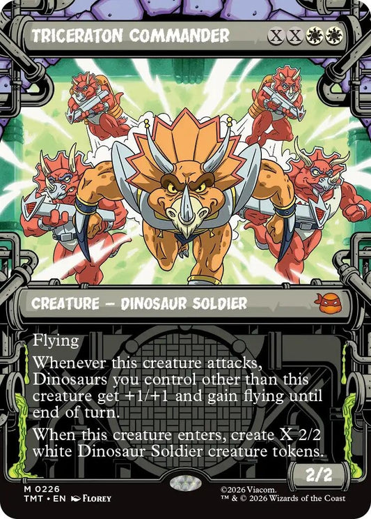 Image for Triceraton Commander (Showcase) [226] - Magic: The Gathering