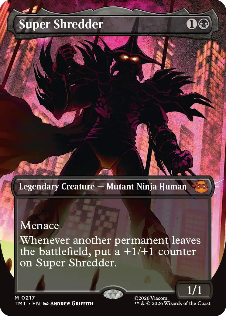 Image for Super Shredder (Borderless) [217] - Magic: The Gathering