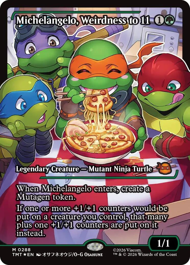 Image for Michelangelo, Weirdness to 11 (Showcase) [288] - Magic: The Gathering