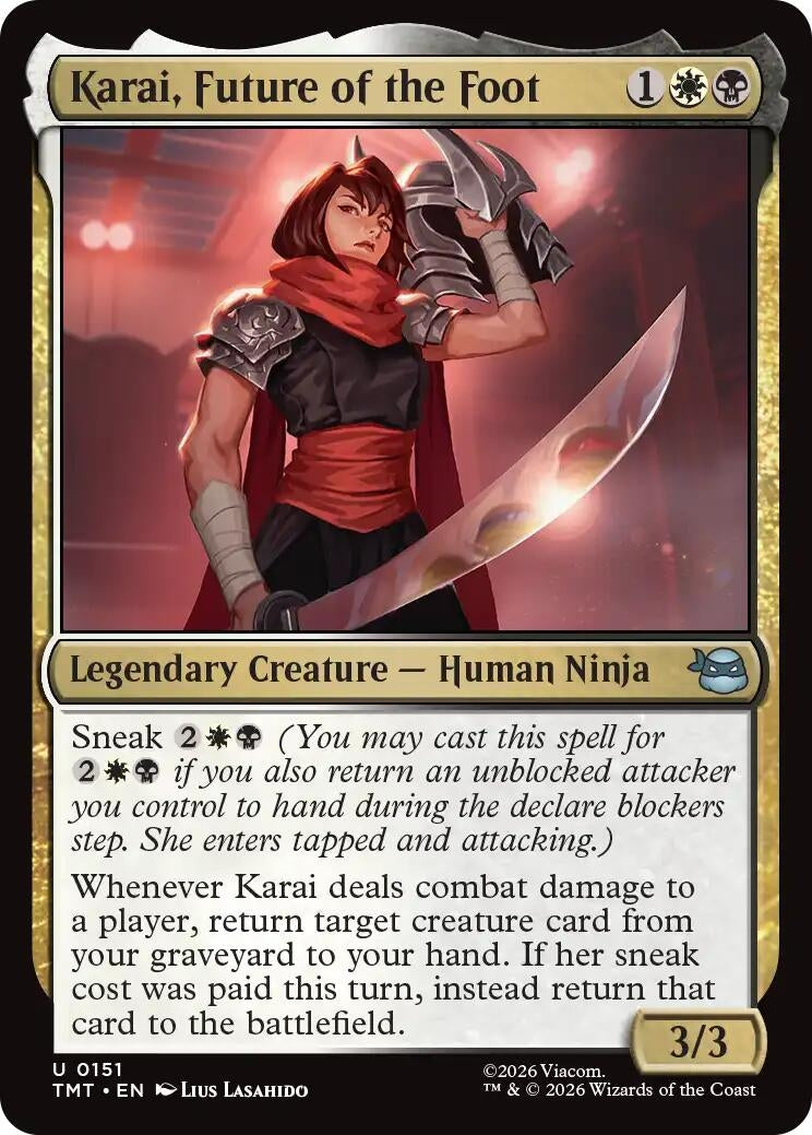 Image for Karai, Future of the Foot [151] - Magic: The Gathering