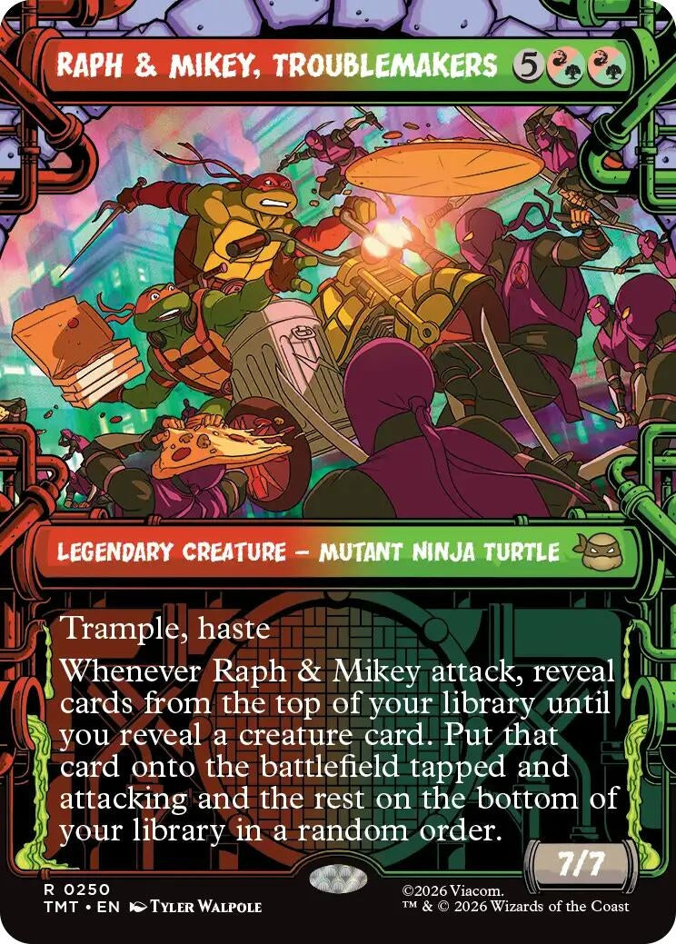 Image for Raph & Mikey, Troublemakers (Showcase) [250] - Magic: The Gathering