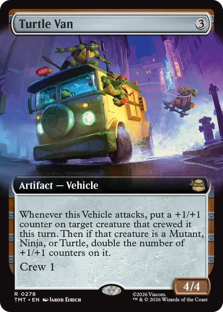 Image for Turtle Van (Extended Art) [278] - Magic: The Gathering