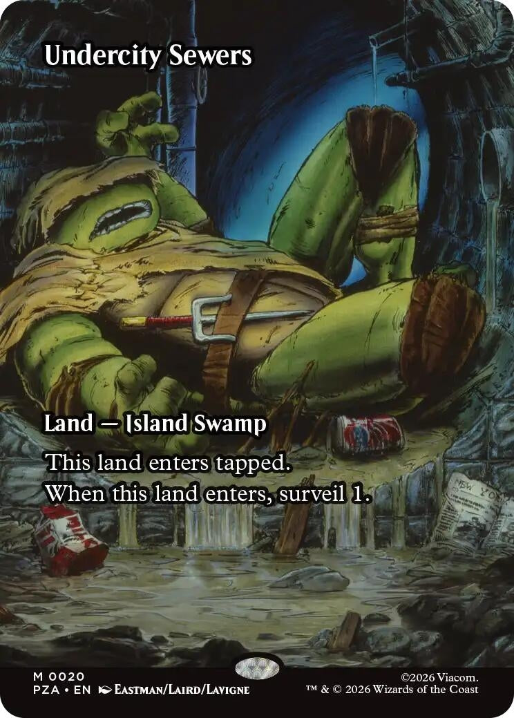 Image for Undercity Sewers (Borderless) [20] - Magic: The Gathering