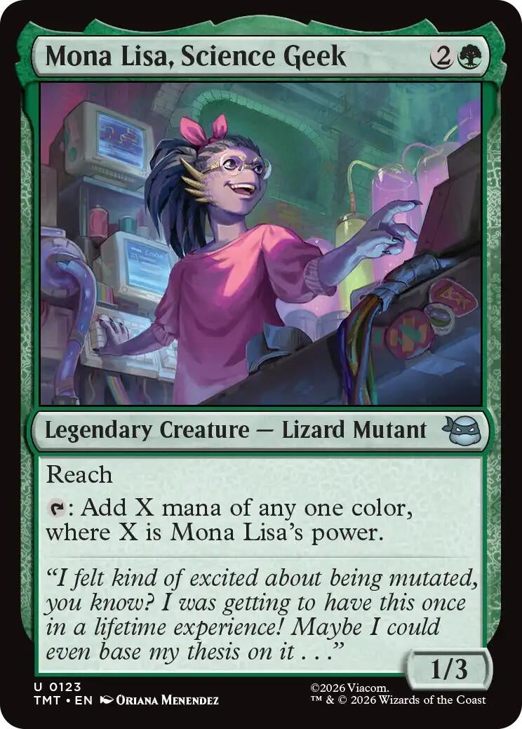 Image for Mona Lisa, Science Geek [123] - Magic: The Gathering