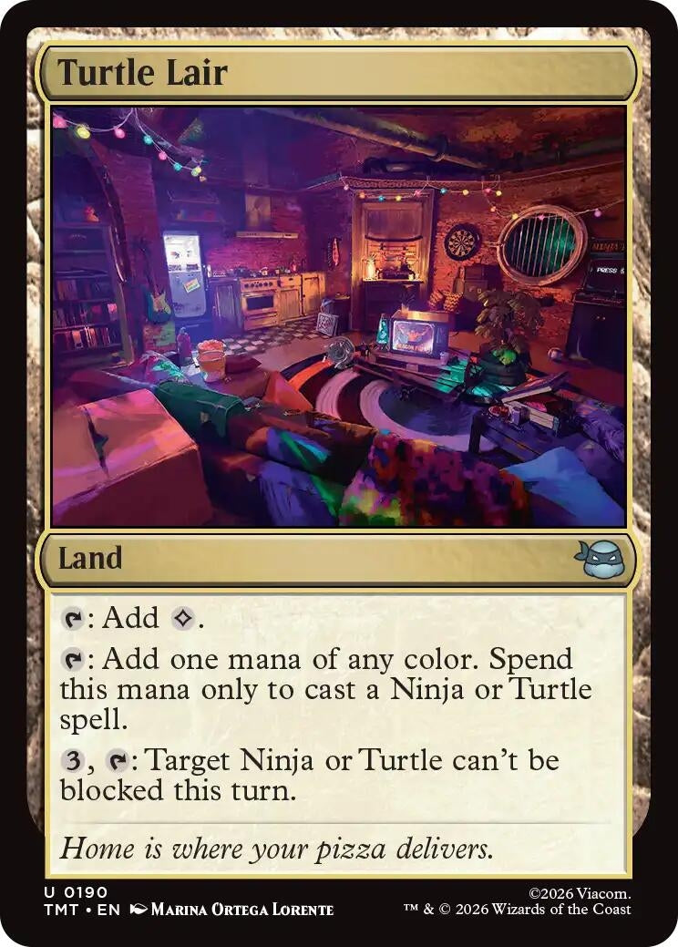 Image for Turtle Lair [190] - Magic: The Gathering