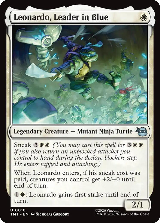 Image for Leonardo, Leader in Blue [16] - Magic: The Gathering