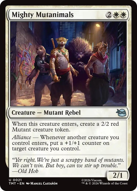 Image for Mighty Mutanimals [21] - Magic: The Gathering