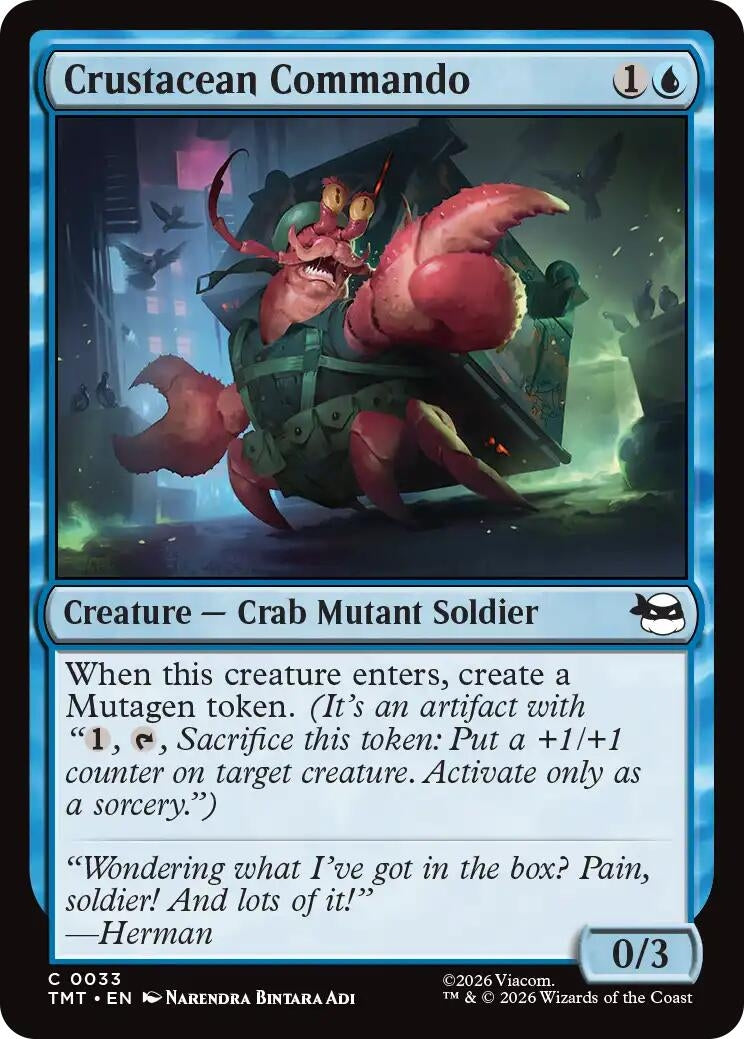 Image for Crustacean Commando [33] - Magic: The Gathering