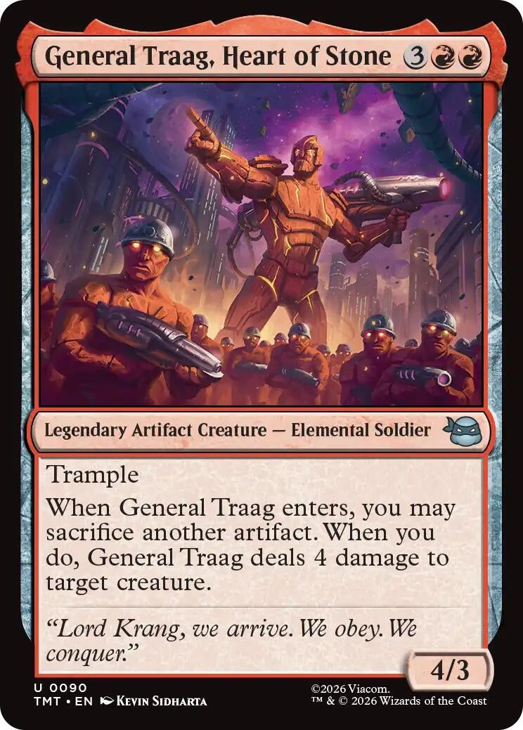 Image for General Traag, Heart of Stone [90] - Magic: The Gathering