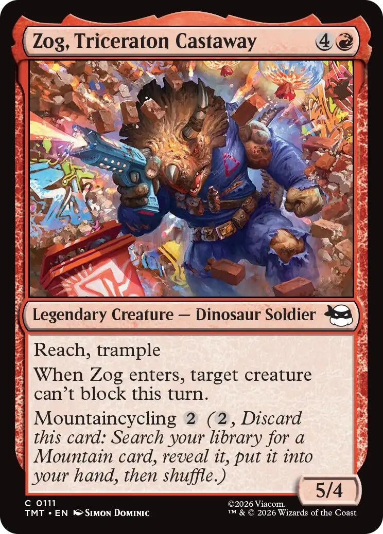 Image for Zog, Triceraton Castaway [111] - Magic: The Gathering