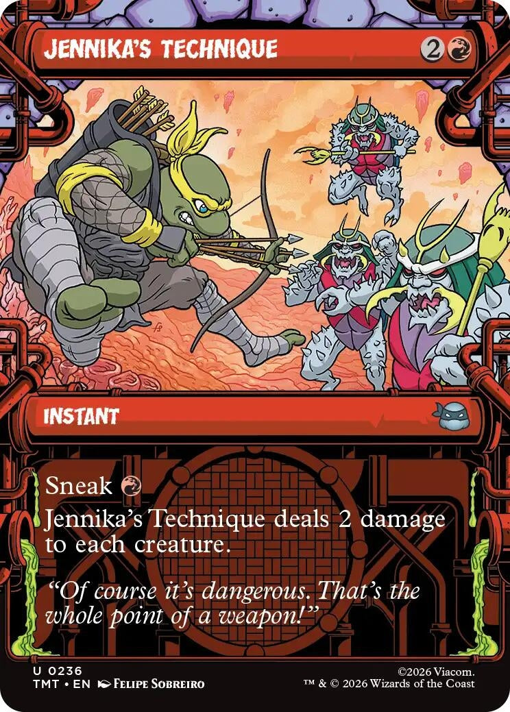 Image for Jennika's Technique (Showcase) [236] - Magic: The Gathering