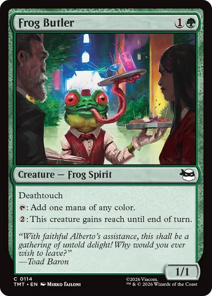 Image for Frog Butler [114] - Magic: The Gathering