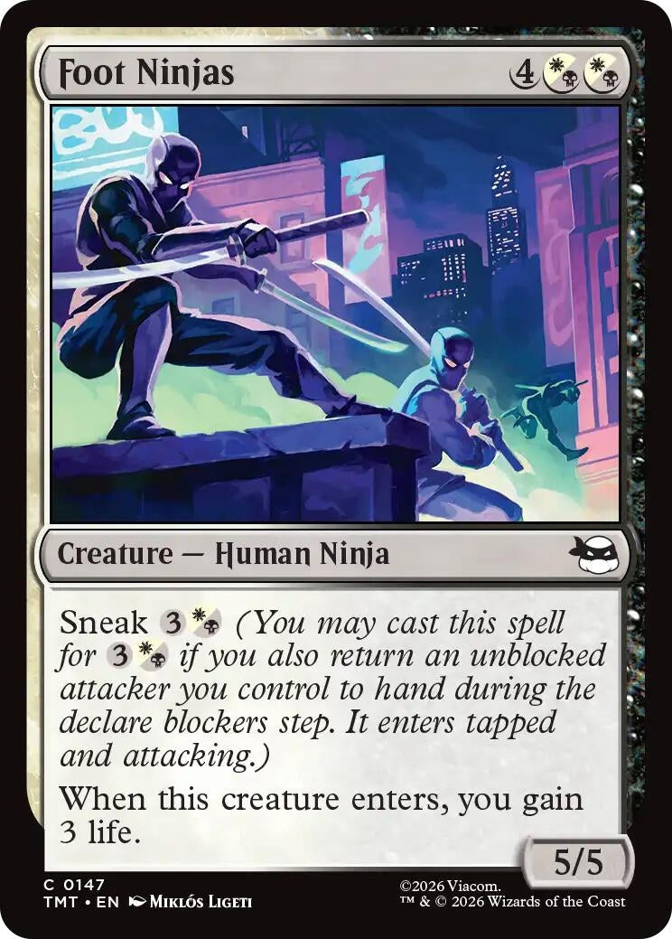 Image for Foot Ninjas [147] - Magic: The Gathering