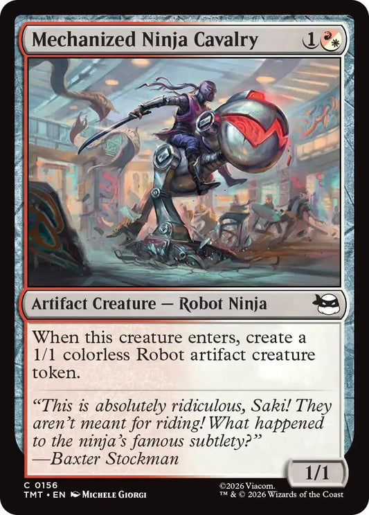 Image for Mechanized Ninja Cavalry [156] - Magic: The Gathering