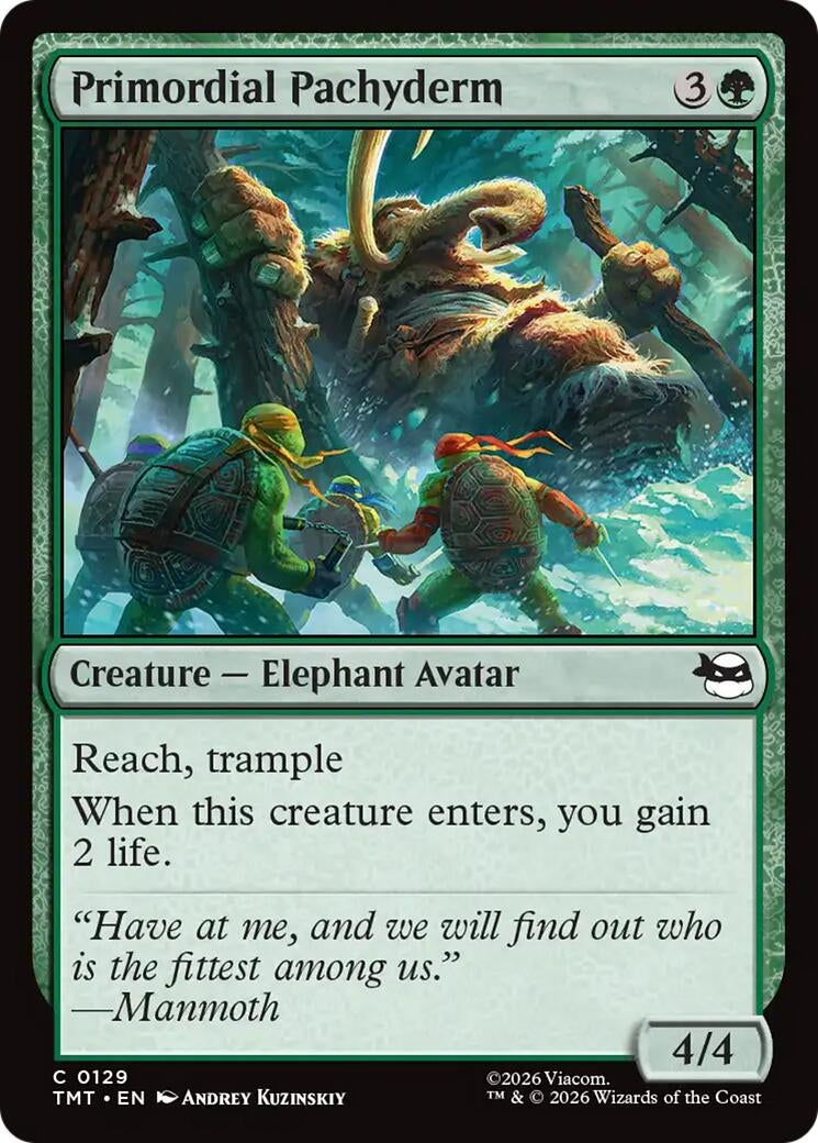 Image for Primordial Pachyderm [129] - Magic: The Gathering