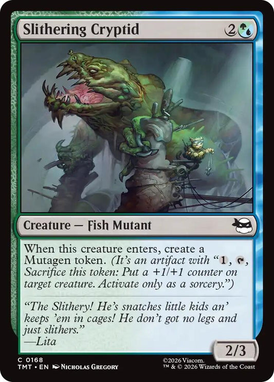 Image for Slithering Cryptid [168] - Magic: The Gathering