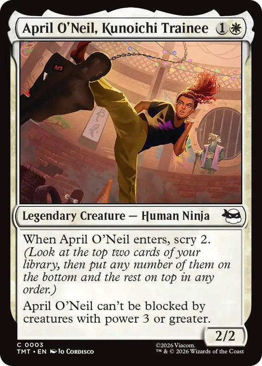 Image for April O'Neil, Kunoichi Trainee [3] - Magic: The Gathering