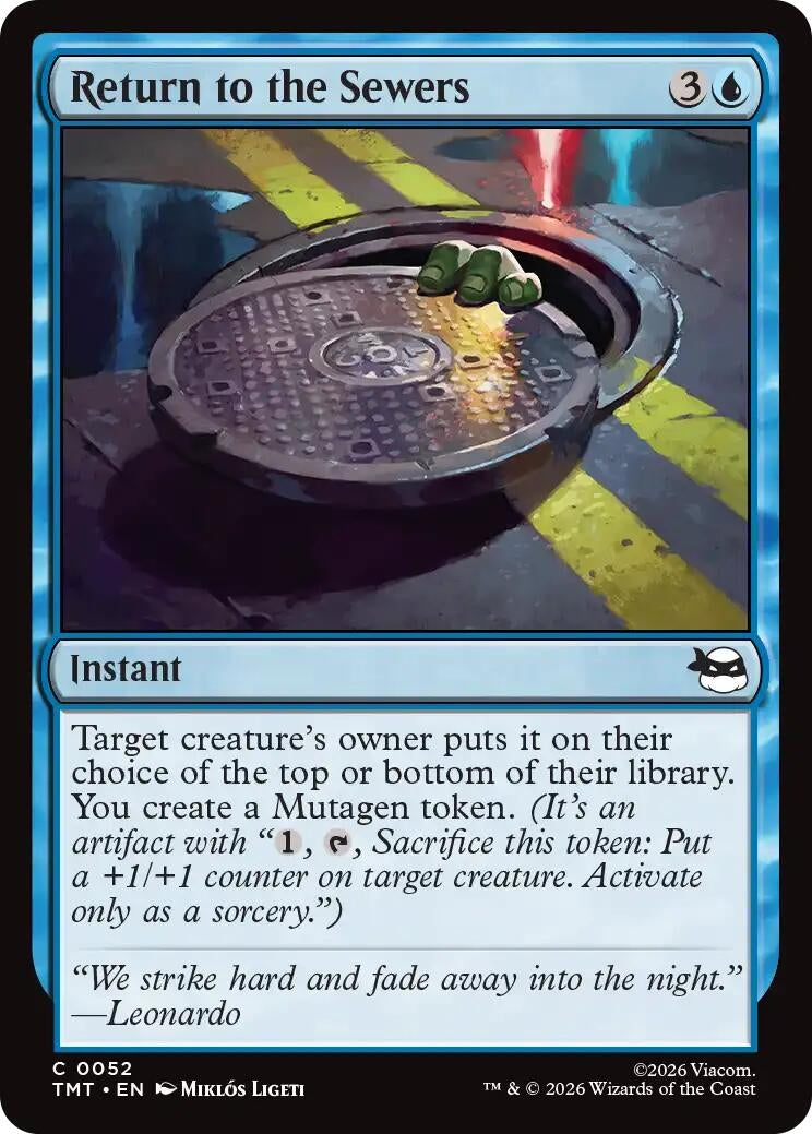 Image for Return to the Sewers [52] - Magic: The Gathering