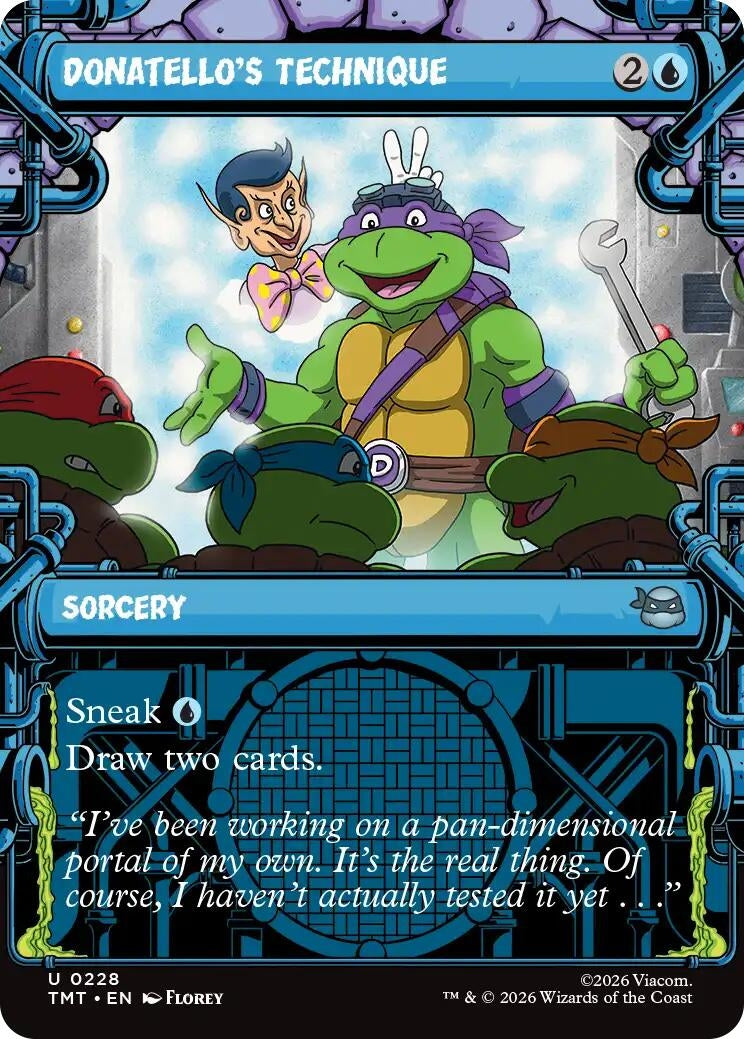 Image for Donatello's Technique (Showcase) [228] - Magic: The Gathering