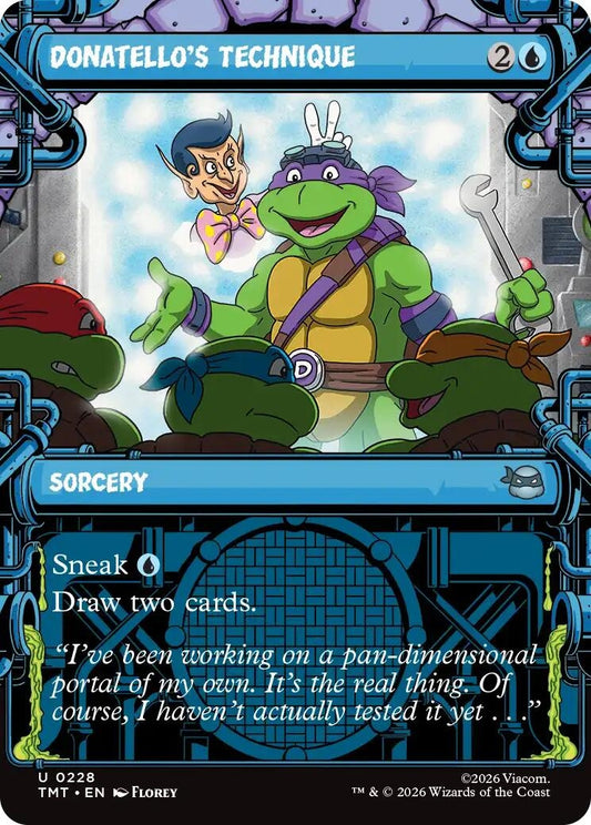 Image for Donatello's Technique (Showcase) [228] - Magic: The Gathering