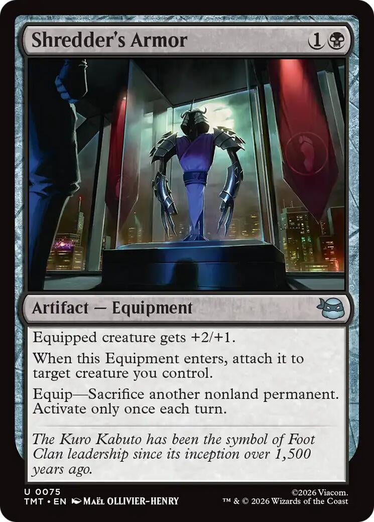 Image for Shredder's Armor [75] - Magic: The Gathering