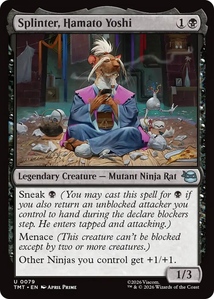 Image for Splinter, Hamato Yoshi [79] - Magic: The Gathering