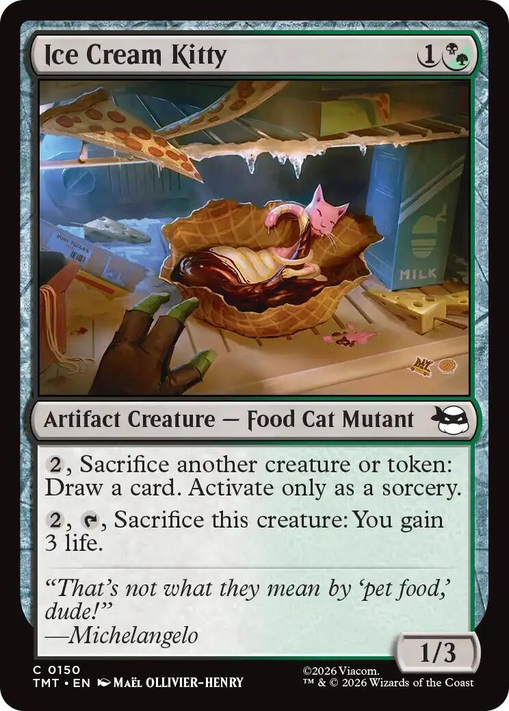 Image for Ice Cream Kitty [150] - Magic: The Gathering