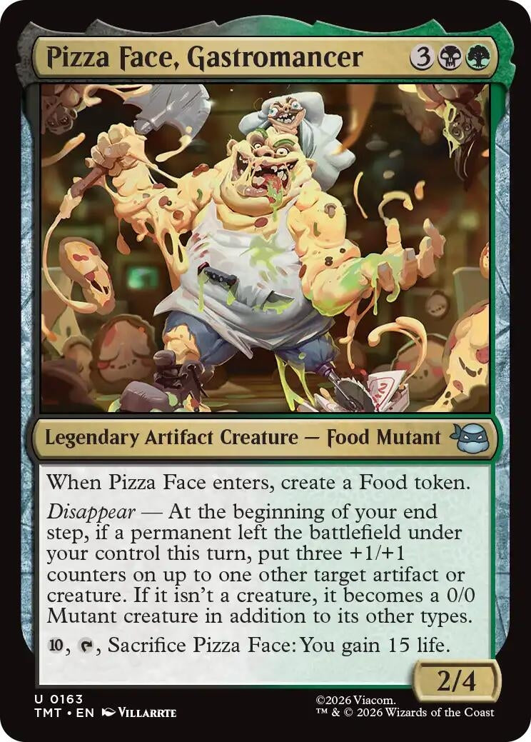 Image for Pizza Face, Gastromancer [163] - Magic: The Gathering
