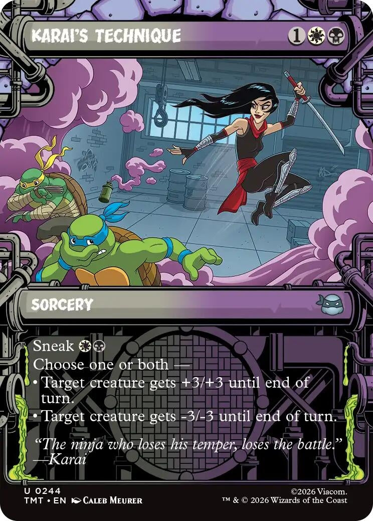 Image for Karai's Technique (Showcase) [244] - Magic: The Gathering