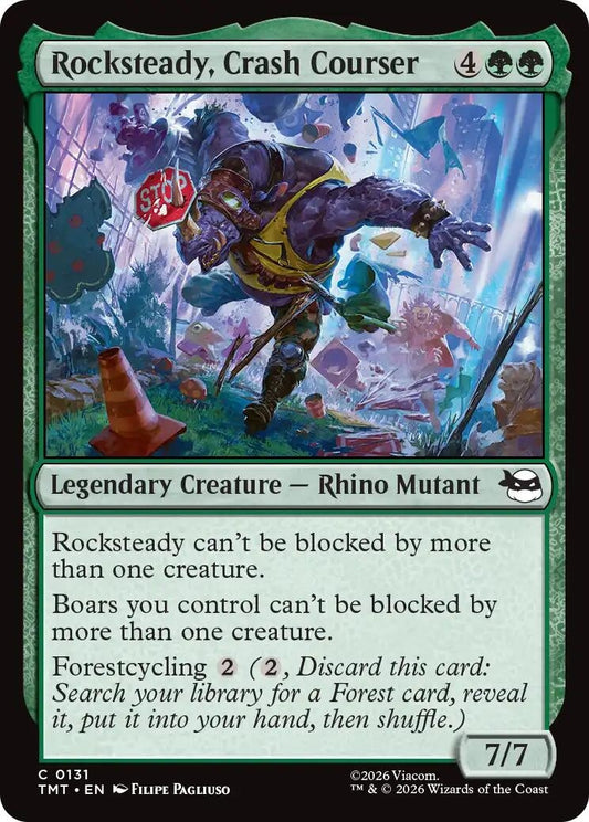 Image for Rocksteady, Crash Courser [131] - Magic: The Gathering