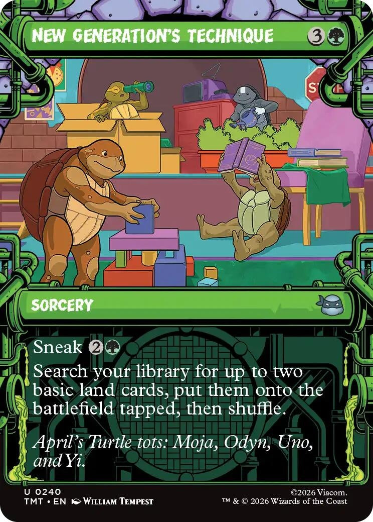 Image for New Generation's Technique (Showcase) [240] - Magic: The Gathering