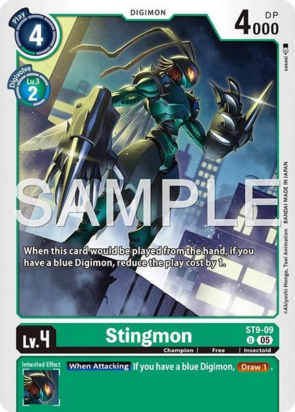 Image for Stingmon - ST9-09 (Reprint) [ST9-09 U] - Digimon Card Game